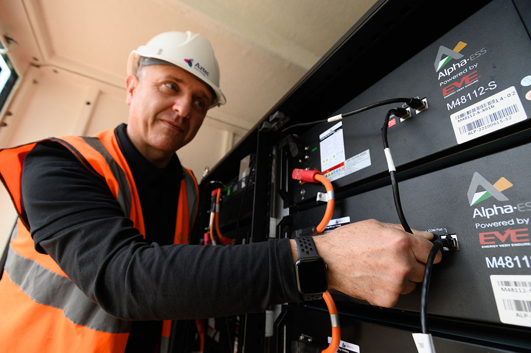 aztec solar energy battery storage pv